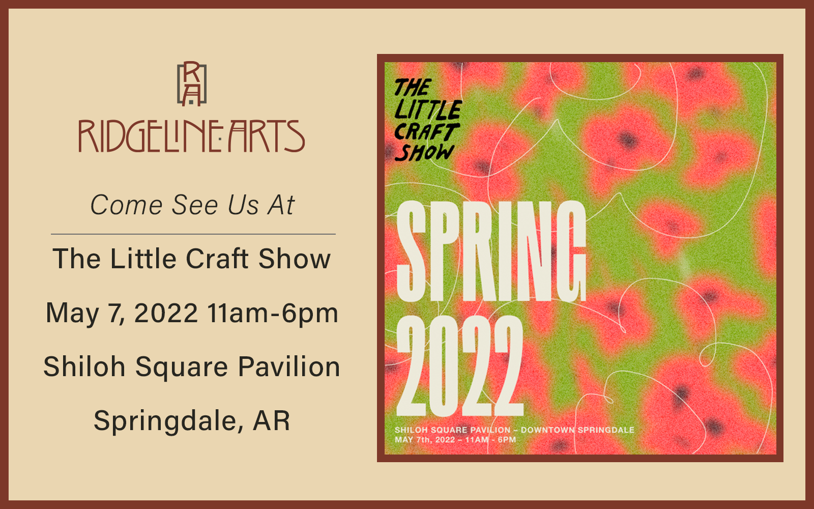 Next Up: The Spring Little Craft Show 2022