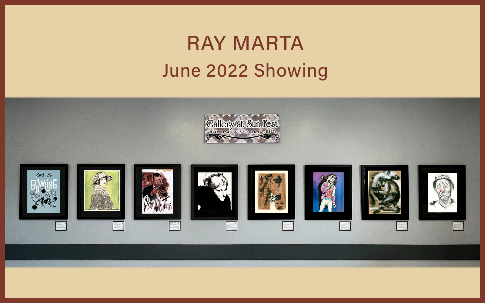 Ray Marta Artwork On Display