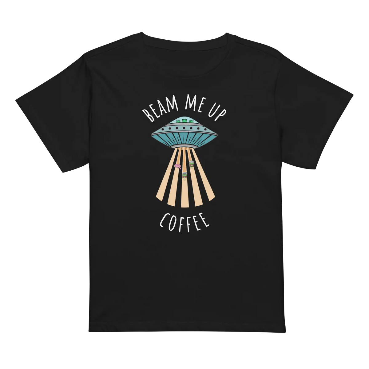 High Waisted Beam Me Up Tee