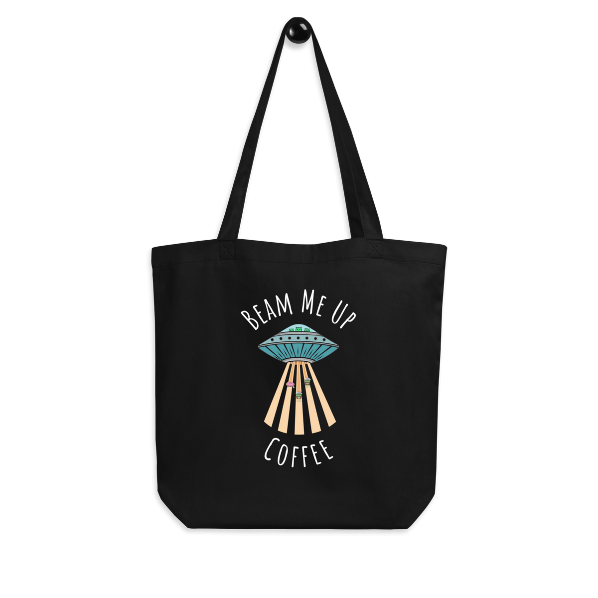 Beam Me Up Coffee | whimsical tote by Ridgeline Arts