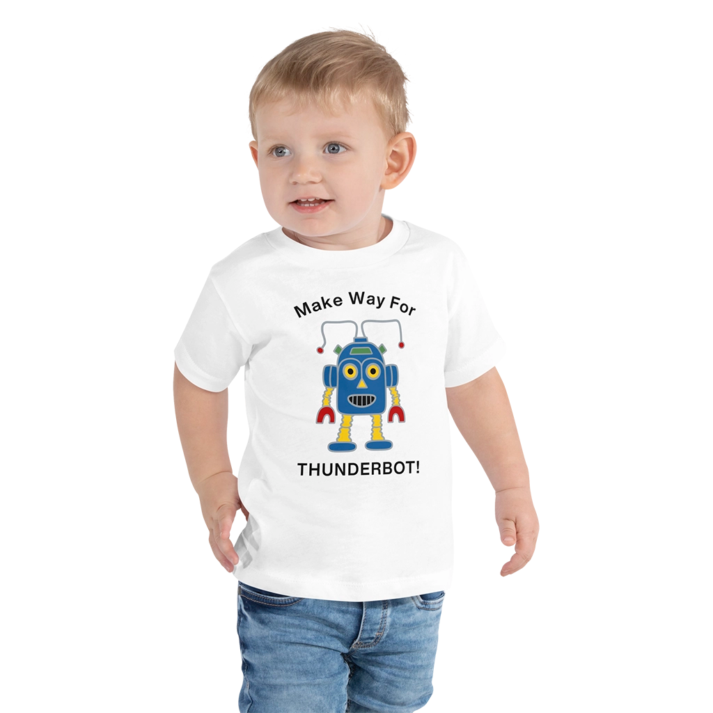 Make Way For Thunderbot! | Toddler T-shirt by Denise Marta-Burch