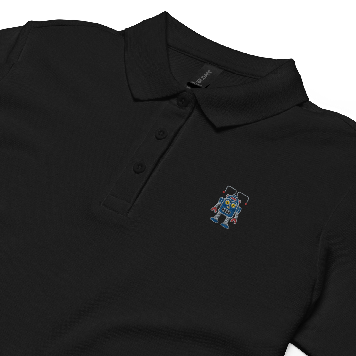 Women&#39;s Black Thunderbot Polo by Ridgeline Arts