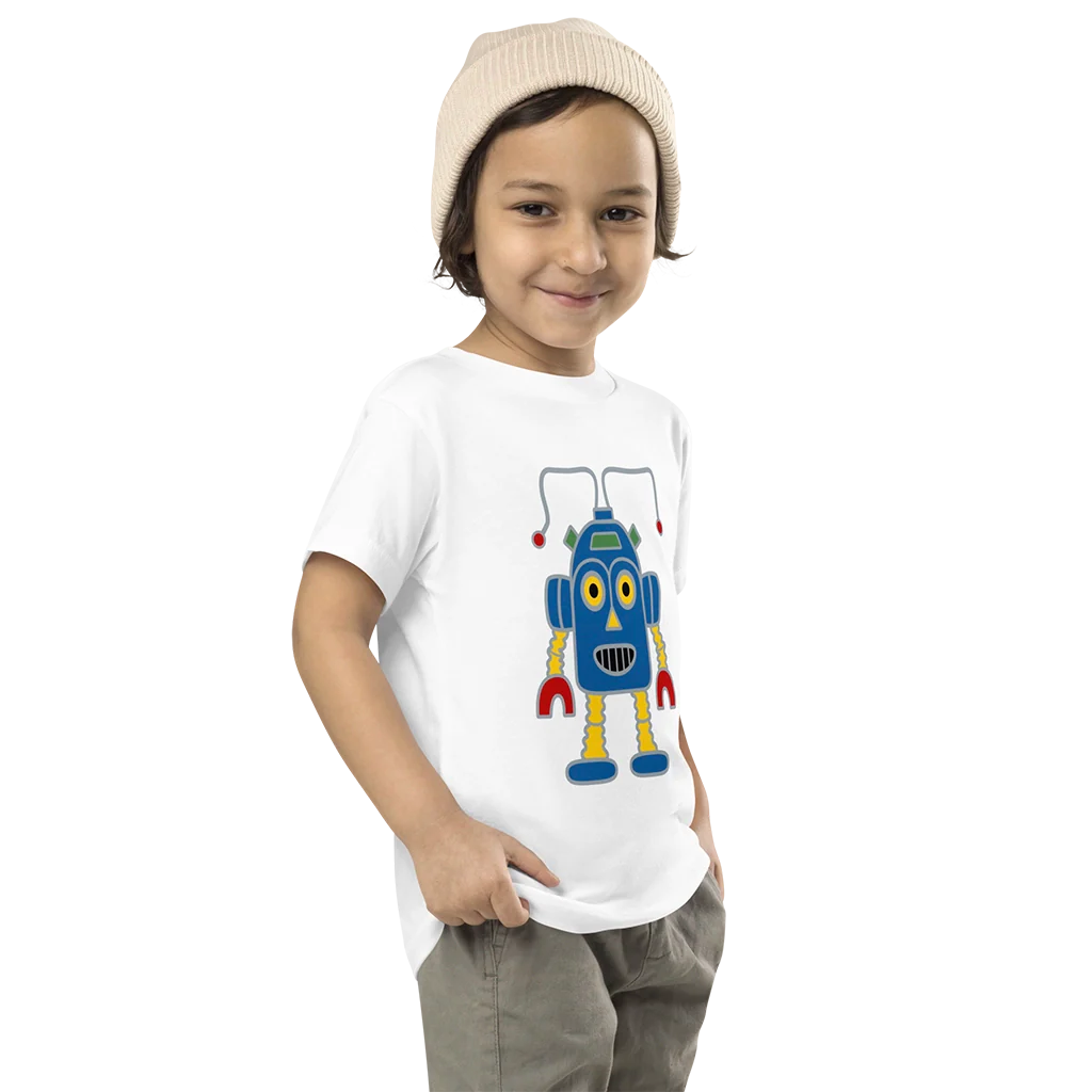 Thunderbot toddler T-shirt by Denise Marta-Burch
