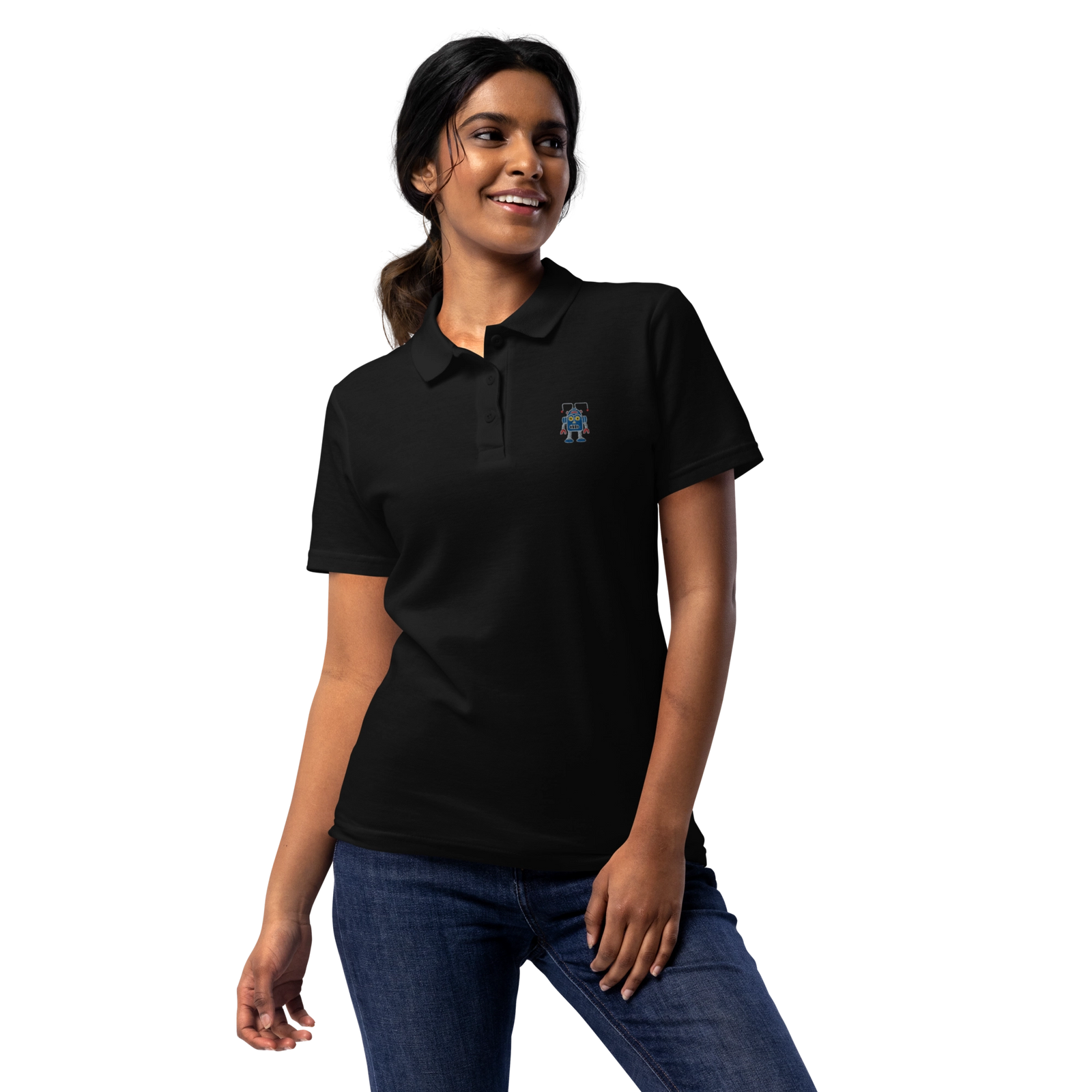 Women's Thunderbot Polo by Ridgeline Arts
