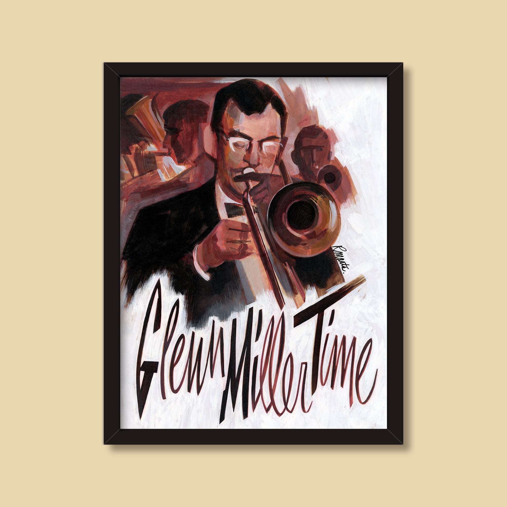 Glenn Miller Time — vintage illustration by Ray Marta