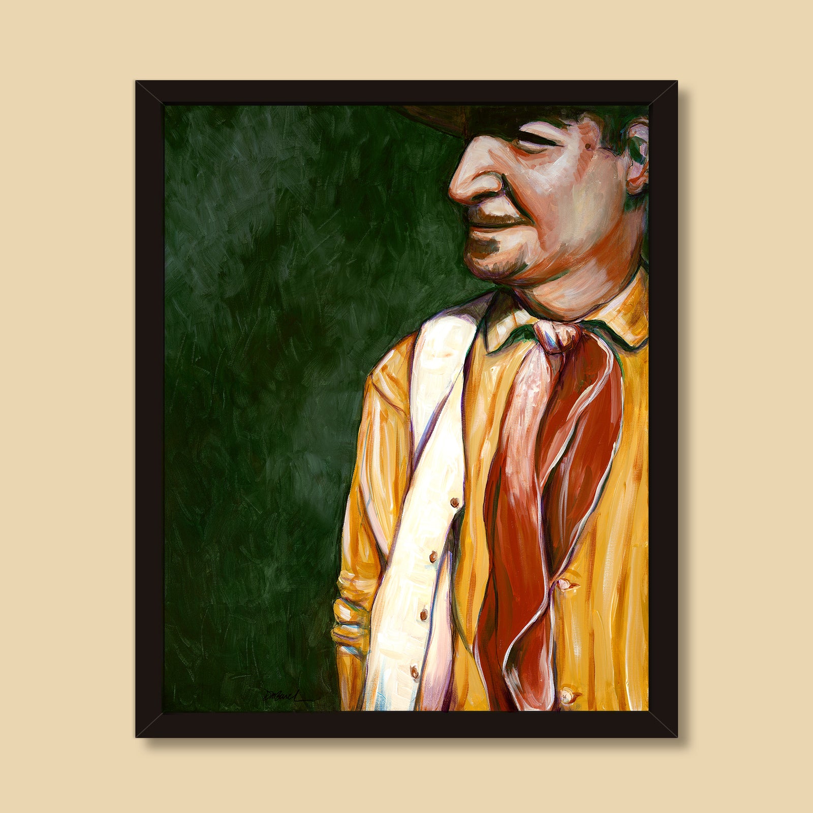 Montana Al | Mixed Media Painting by Denise Marta-Burch