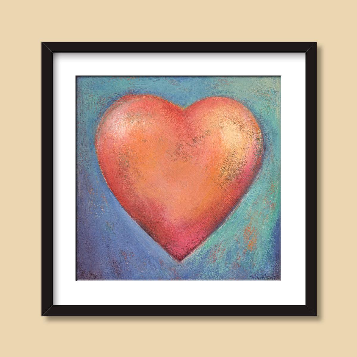 Tenderhearted | gouache and pastel painting from the Heartworks Collection by Michelle Marta-Drake
