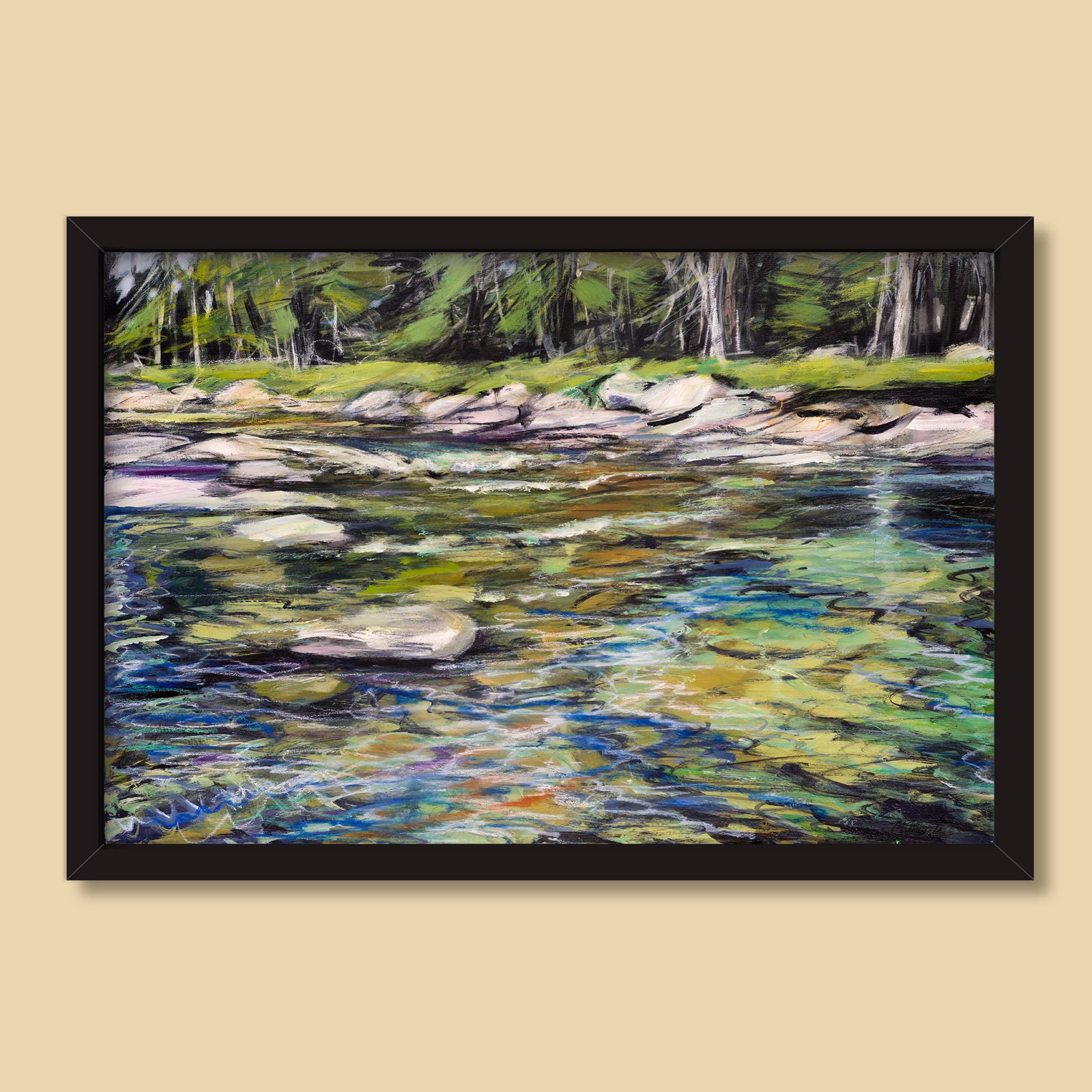 Violin Concerto | acrylic landscape painting by Michelle Marta-Drake