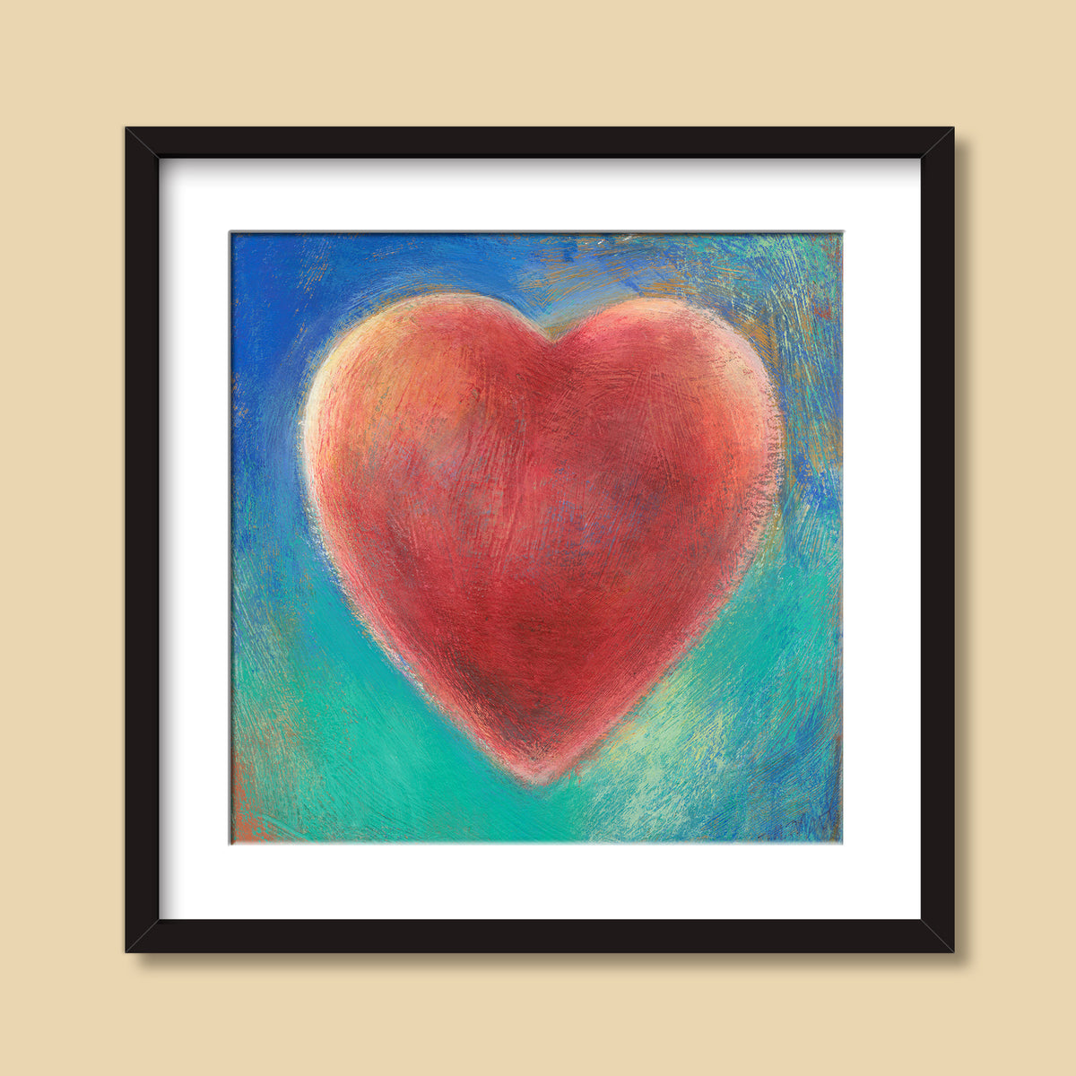 Wholehearted | gouache and pastel painting from the Heartworks Collection by Michelle Marta-Drake.