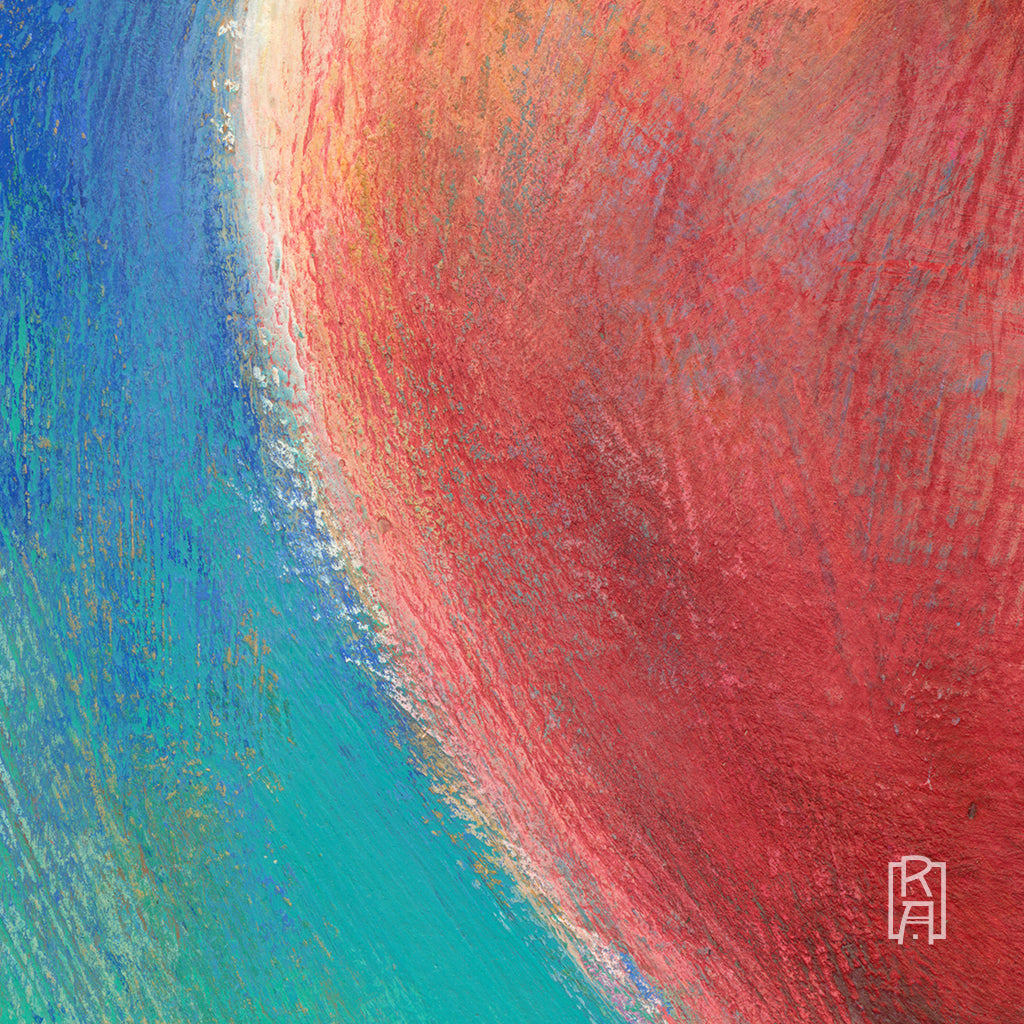 Close-up of Wholehearted from the Heartworks Collection by Michelle Marta-Drake